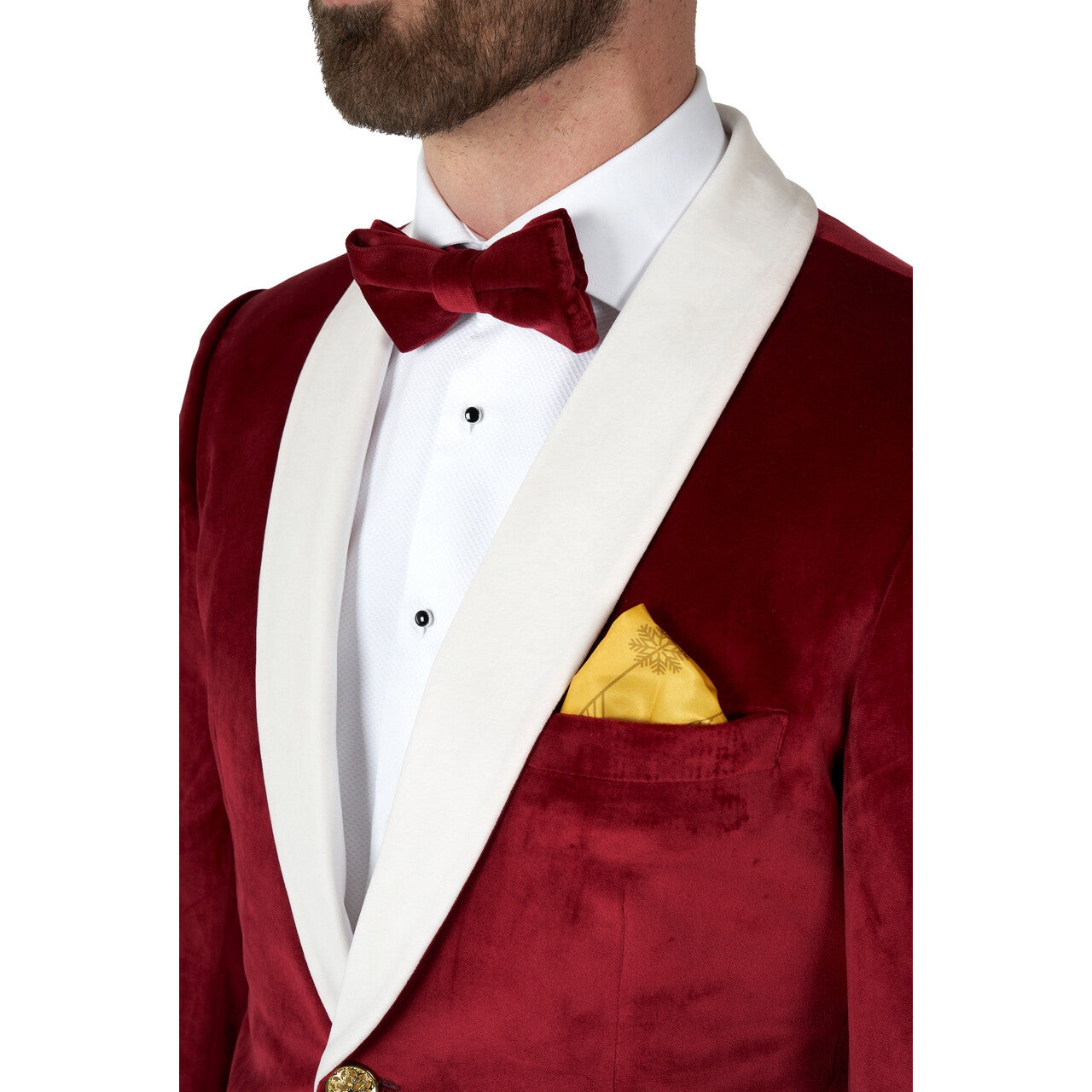 Op deze afbeelding zie je een Kostuums, van het merk Opposuits. Rode Velvet Vibes Xmas Opposuit Man Kostuum