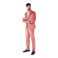 Vintage Pink Samtanzug Herrenkostüm