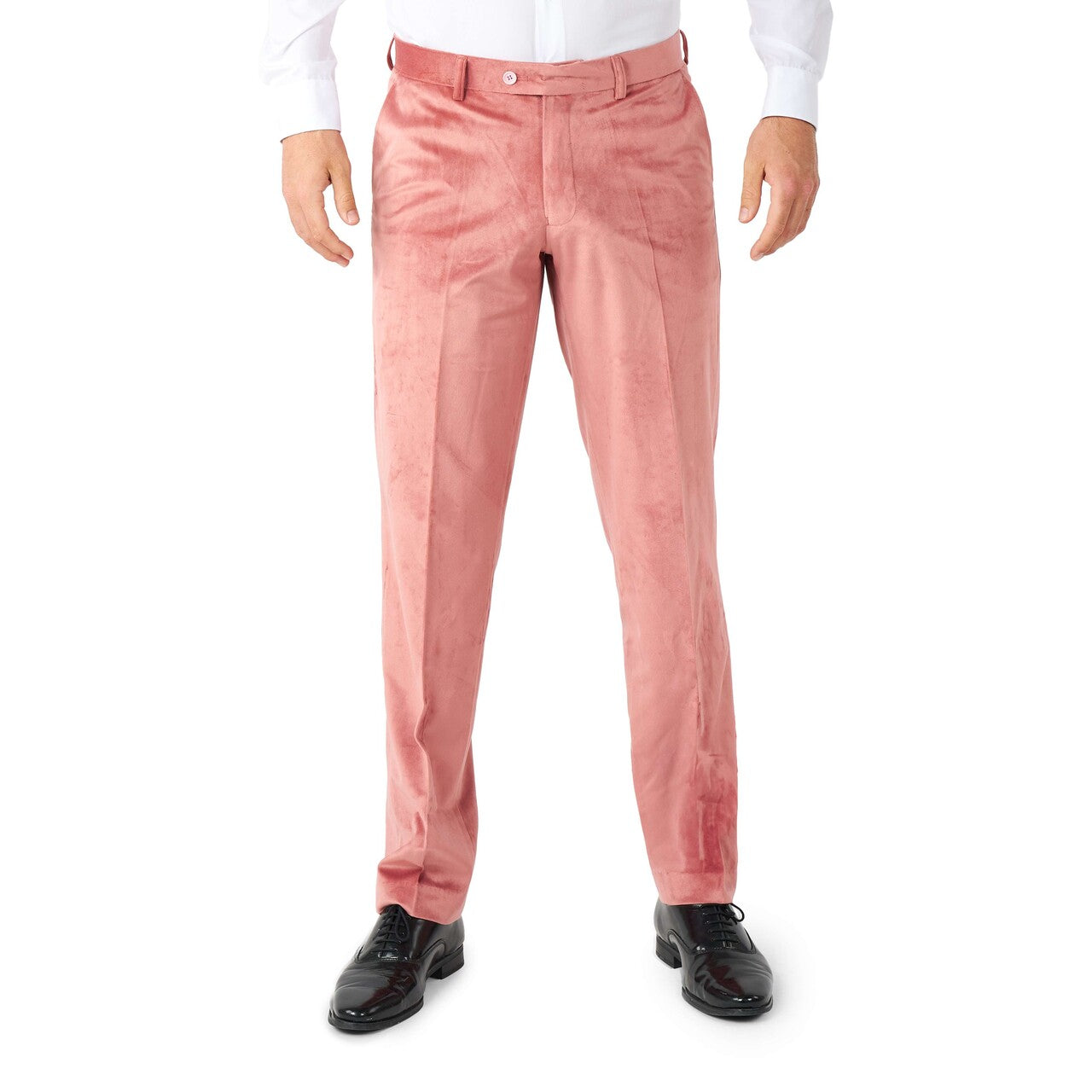 Op deze afbeelding zie je een Kostuums, van het merk Opposuits. Vintage Pink Velvet Man Kostuum