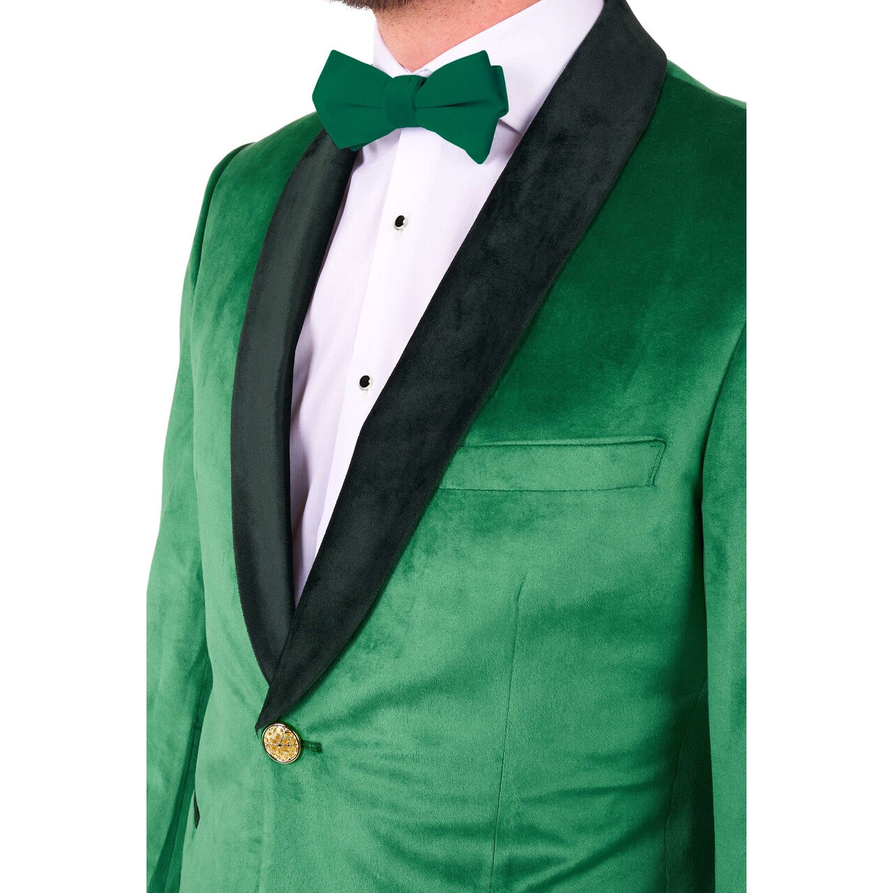 Op deze afbeelding zie je een Kostuums, van het merk Opposuits. Velvet Verdant Man Kostuum