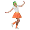 Farbenfroher Oranje-Petticoat Karina Damenkostüm