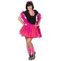 Buntes Fuchsia Petticoat Karina Damenkostüm