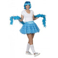 Buntes Türkis Petticoat Karina Damenkostüm