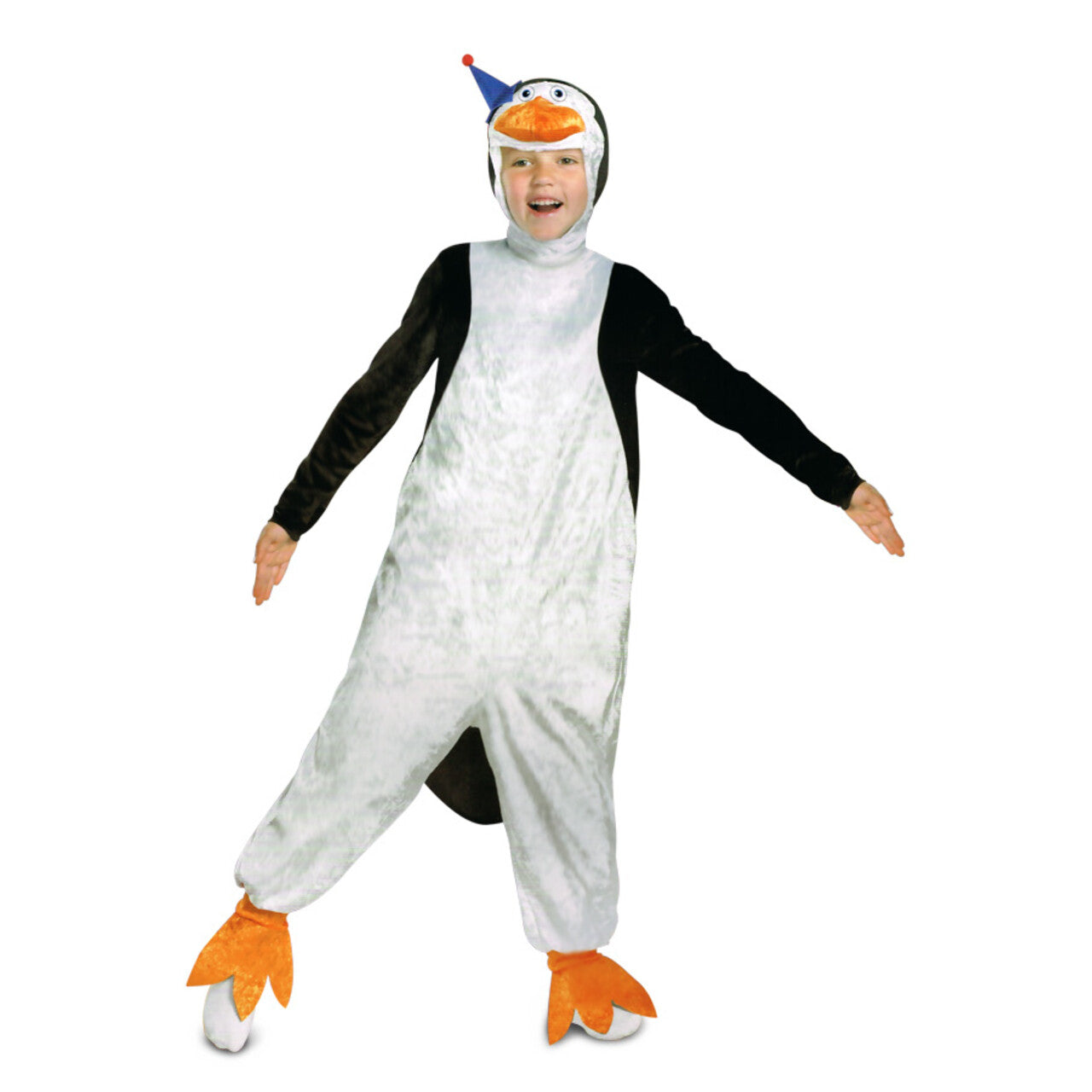 Op deze afbeelding zie je een Kostuums, van het merk PartyXplosion. Pinguin Madagascar Dreamworks Kinderen Kind Kostuum