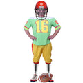 Highschool Bratt American Football Player Kostüm für Jungen