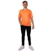 Op deze afbeelding zie je een Kostuums, van het merk PartyXplosion. Max Great Shirt Neon Oranje Man