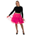 Neonpink Petticoat Zuckerstange 45cm Damen