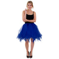 Schillernder Petticoat Dunkelblau 65 Zentimeter Damen