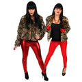 Falscher Fake-Fur-Mantel-Panter Damen