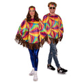 Psychedelischer Hippie Poncho Unisex