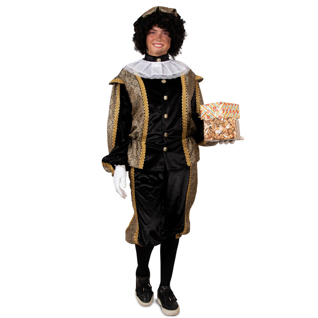 Op deze afbeelding zie je een Kostuums, van het merk PartyXplosion. Piet Pedro Clasico Kostuum