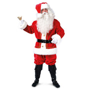 Op deze afbeelding zie je een Kostuums, van het merk PartyXplosion. Luche Pluche Kerstman Kostuum