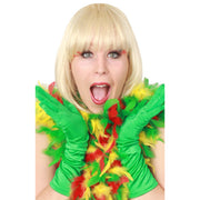 Op deze afbeelding zie je een Accessoires, van het merk PartyXplosion. Boa Rood Geel Groen