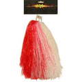Cheerleader Pompon Mit Ringgriff Rot-Weiß