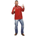 Landbluse -Linedance Rot Herren