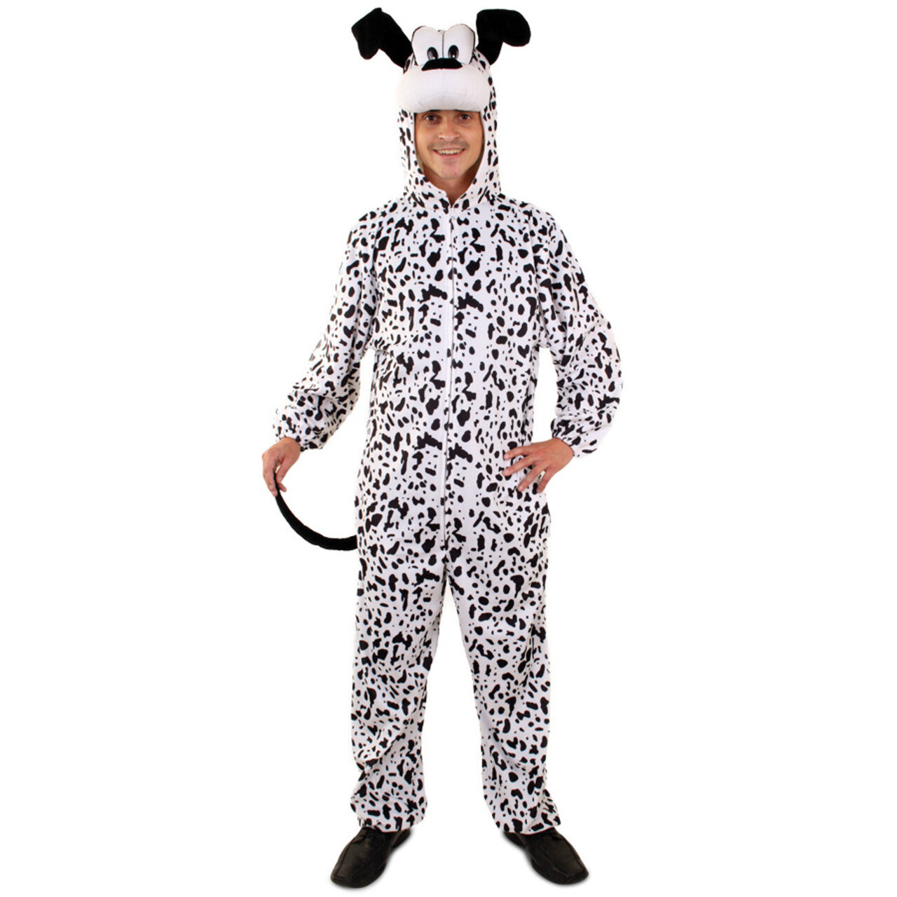 Op deze afbeelding zie je een Kostuums, van het merk PartyXplosion. Dalmatier Hond Duizend Vlekken Kostuum