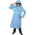 Bayerische Alt -Faszierte Lange Motorradjacke Unisex