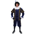 Assistent Von Sinterklaas Piet Blauw Zwart Pietenpak Unisex Kostüm
