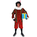 Assistent Von Sinterklaas Piet Rood Zwart Plenpak Unisex Kostüm