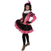 Op deze afbeelding zie je een Kostuums, van het merk PartyXplosion. Piet Jurkje Met Petticoat Roze Pietenjurk Vrouw