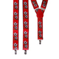 Bretel Tirolischer Rot Mit Blumen