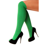 Op deze afbeelding zie je een Accessoires, van het merk PartyXplosion. Kniekousen Groen Maat 41-47