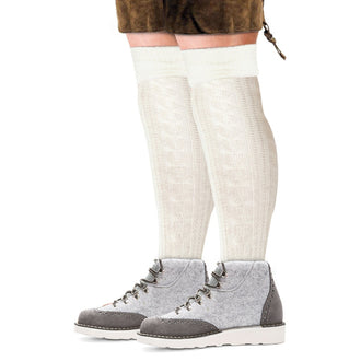 Tirolersocken Lang Weiß 39-46