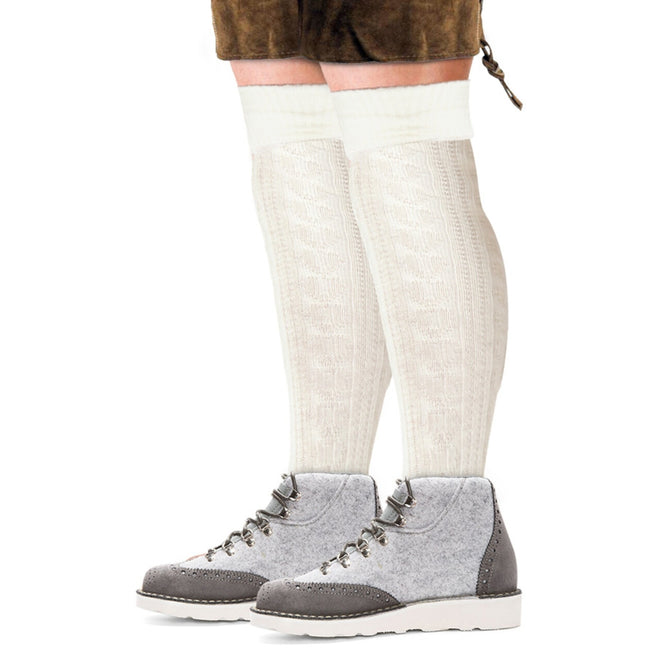 Tirolersocken Lang Weiß 39-46