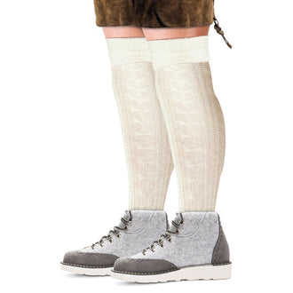 Tirolersocken Lang Ecru 39-46