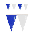 Pvc Flag-Linie Blau-Weiß 10 Mt