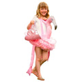 Auf Der Rückseite Eines Rosa Flamingo Kostüm für Mädchen