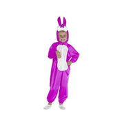 Op deze afbeelding zie je een Kostuums, van het merk PartyXplosion. Hopperdehop Paashaas Roze Kind Kostuum