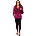 Chic Panther Fellmantel Rosa Barbara Damenkostüm