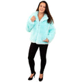 Kuschelige Hellblaue Eskimojacke Damen