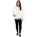Leuchtender Yeti-Felljacke Damen