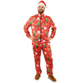 Weihnachtspunkt -Trainer Herrenkostüm