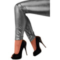 Leggings Grauer Metallischer Roboter Walk Damen
