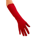 Neonrote Lange Nylonhandschuh Des Teufels
