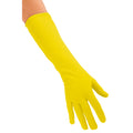 Sonnengelbe Neonlange Nylonhandschuh