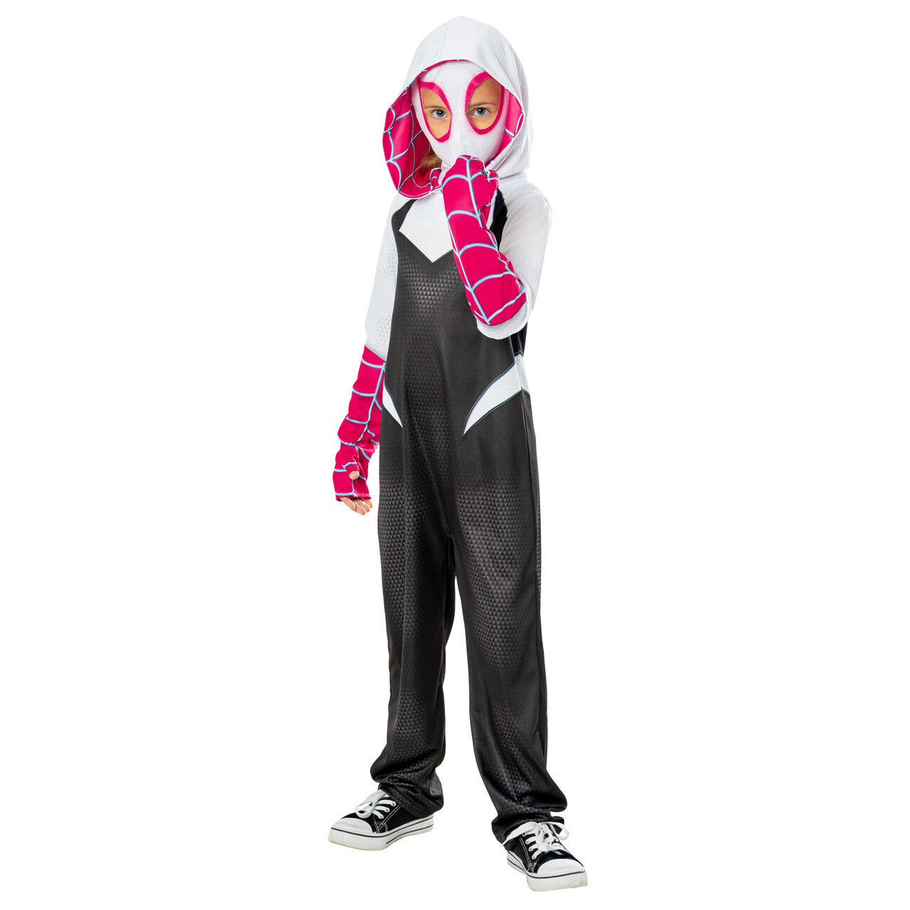 Op deze afbeelding zie je een Kostuums, van het merk Rubies. Marvel™ Spider-Gwen™ Meisje Kostuum