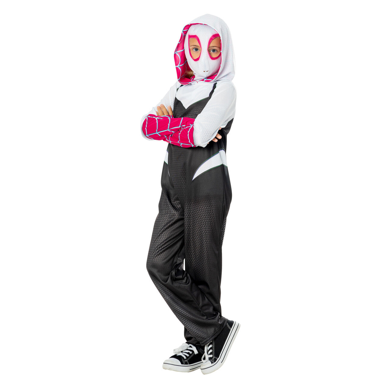 Op deze afbeelding zie je een Kostuums, van het merk Rubies. Marvel™ Spider-Gwen™ Meisje Kostuum
