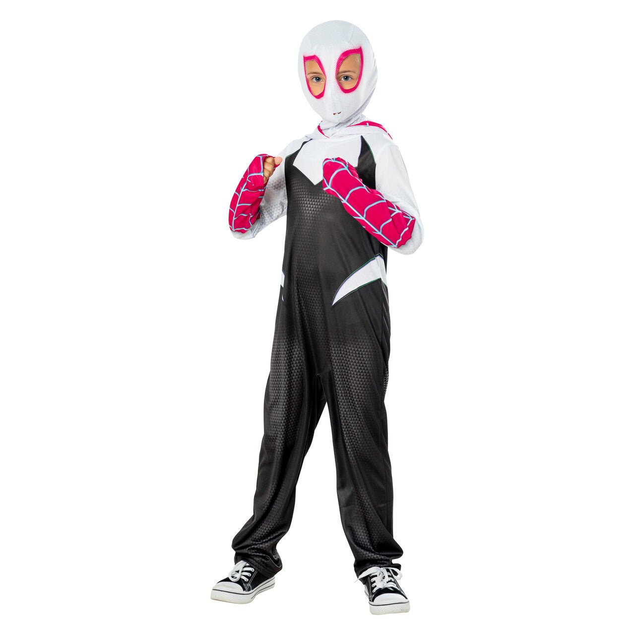 Op deze afbeelding zie je een Kostuums, van het merk Rubies. Marvel™ Spider-Gwen™ Meisje Kostuum