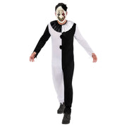 Op deze afbeelding zie je een Kostuums, van het merk Rubies. Terror Clown Man Kostuum
