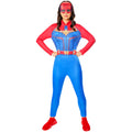 Captain Marvel Superhero Vrouw Kostuum