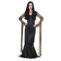 Beschämte Morticia -Addams Damenkostüm
