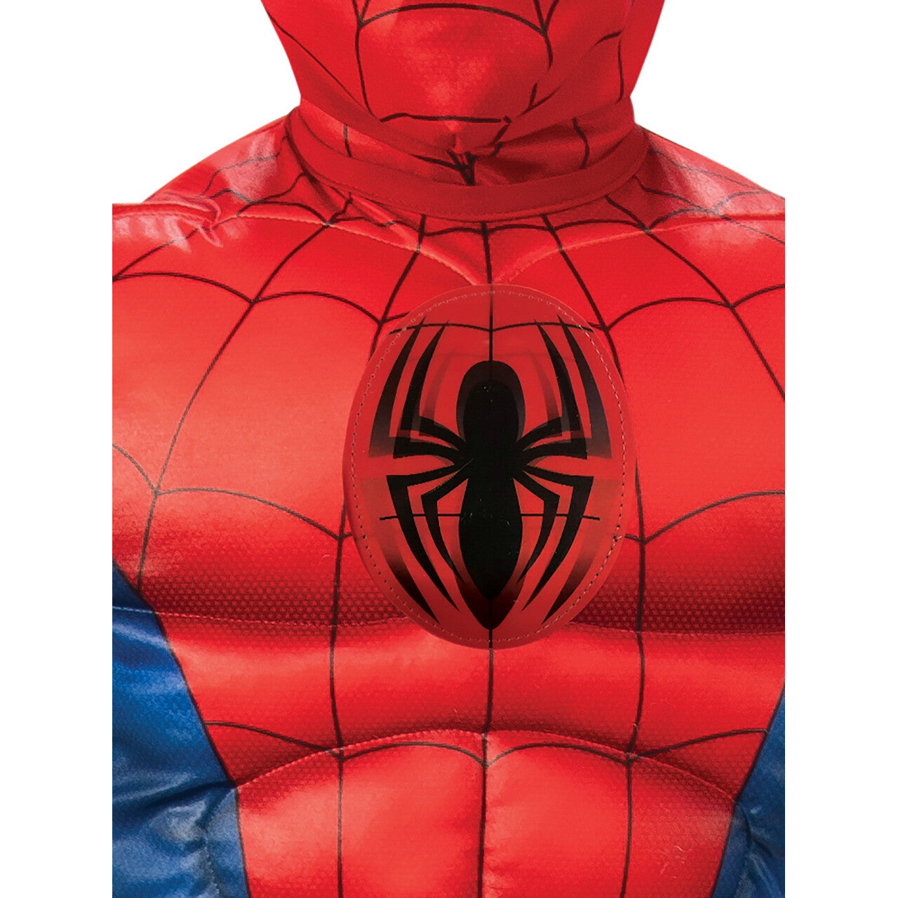 Op deze afbeelding zie je een Kostuums, van het merk Rubies. Supersterke Spierbundel Spiderman Kind Kind Kostuum