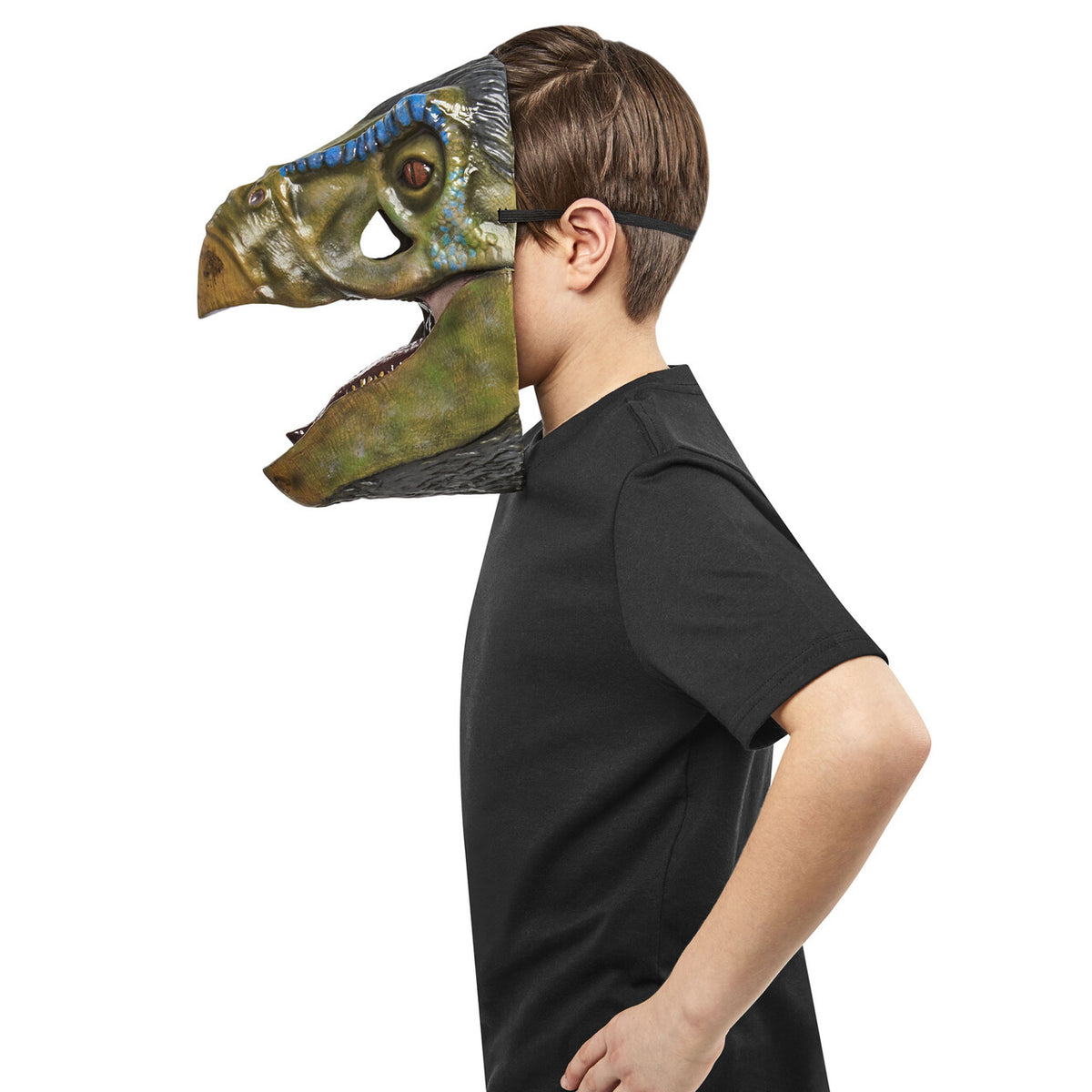 Op deze afbeelding zie je een Accessoires, van het merk Rubies. Jurassic Park Masker Therizinosaurus