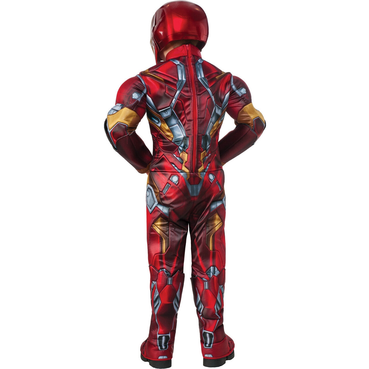 Op deze afbeelding zie je een Kostuums, van het merk Rubies. IJzeren Held Iron Man Deluxe Kind Kind Kostuum