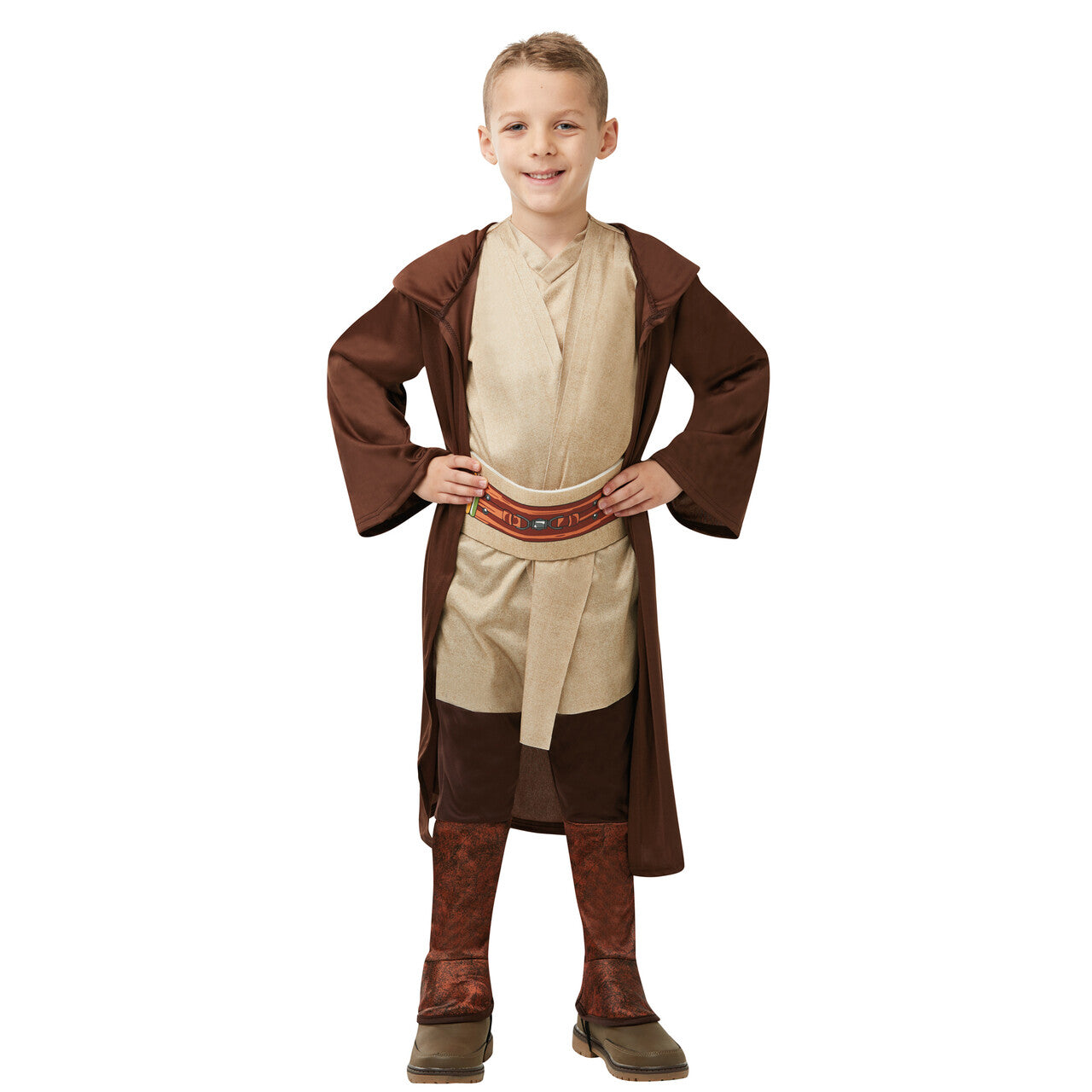 Op deze afbeelding zie je een Kostuums, van het merk Rubies. Jedi Mantel Kostuum Kind