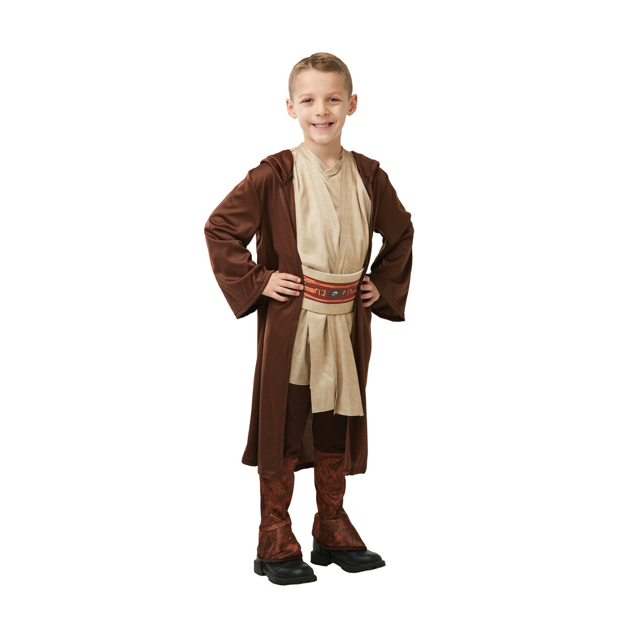 Op deze afbeelding zie je een Kostuums, van het merk Rubies. Jedi Mantel Kostuum Kind